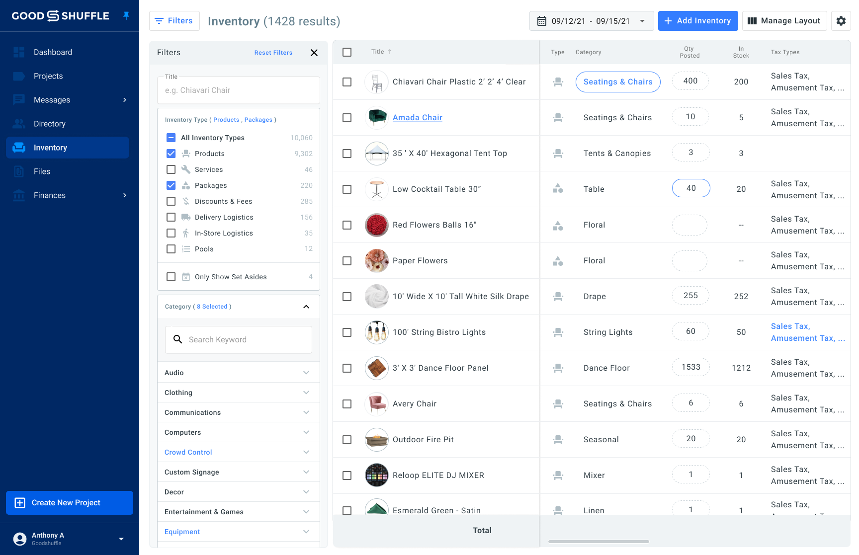 screenshot of Goodshuffle Pro